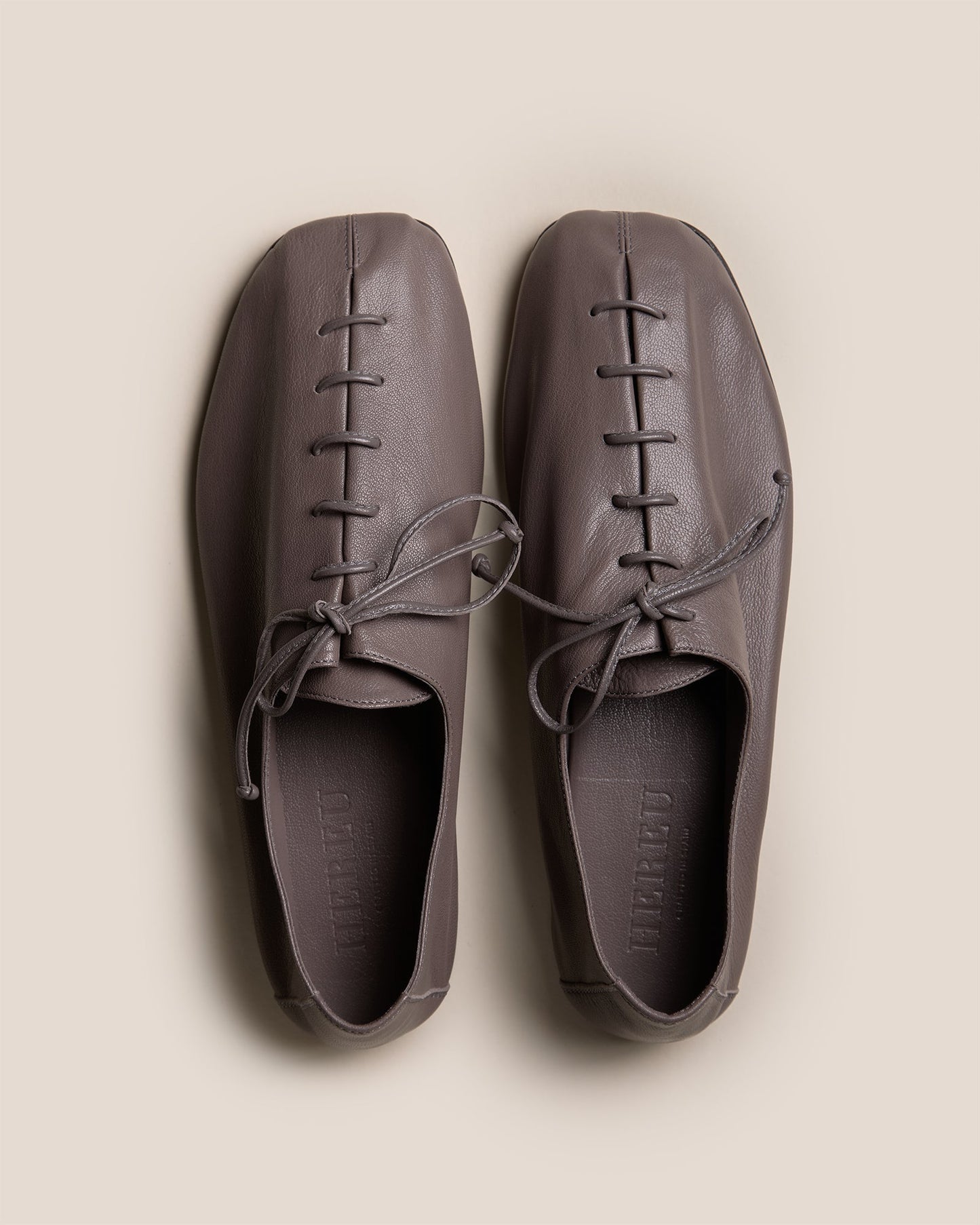 PLEGADA SHINY - Deconstructed Lace-up Shoe - Hereu Men