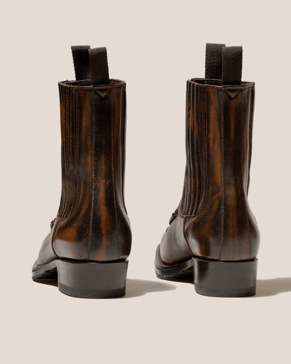 AGULLA - Square-Toe Braided Detail Chelsea Boot - Hereu Men