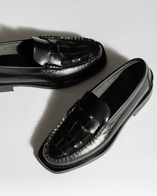 NOMBELA - Interwoven Detail Slip-On Loafer - Hereu Women