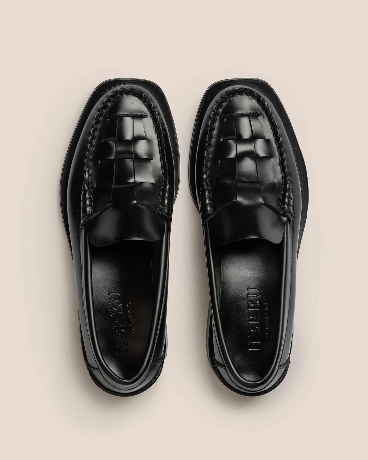 NOMBELA - Interwoven Detail Slip-On Loafer - Hereu Women