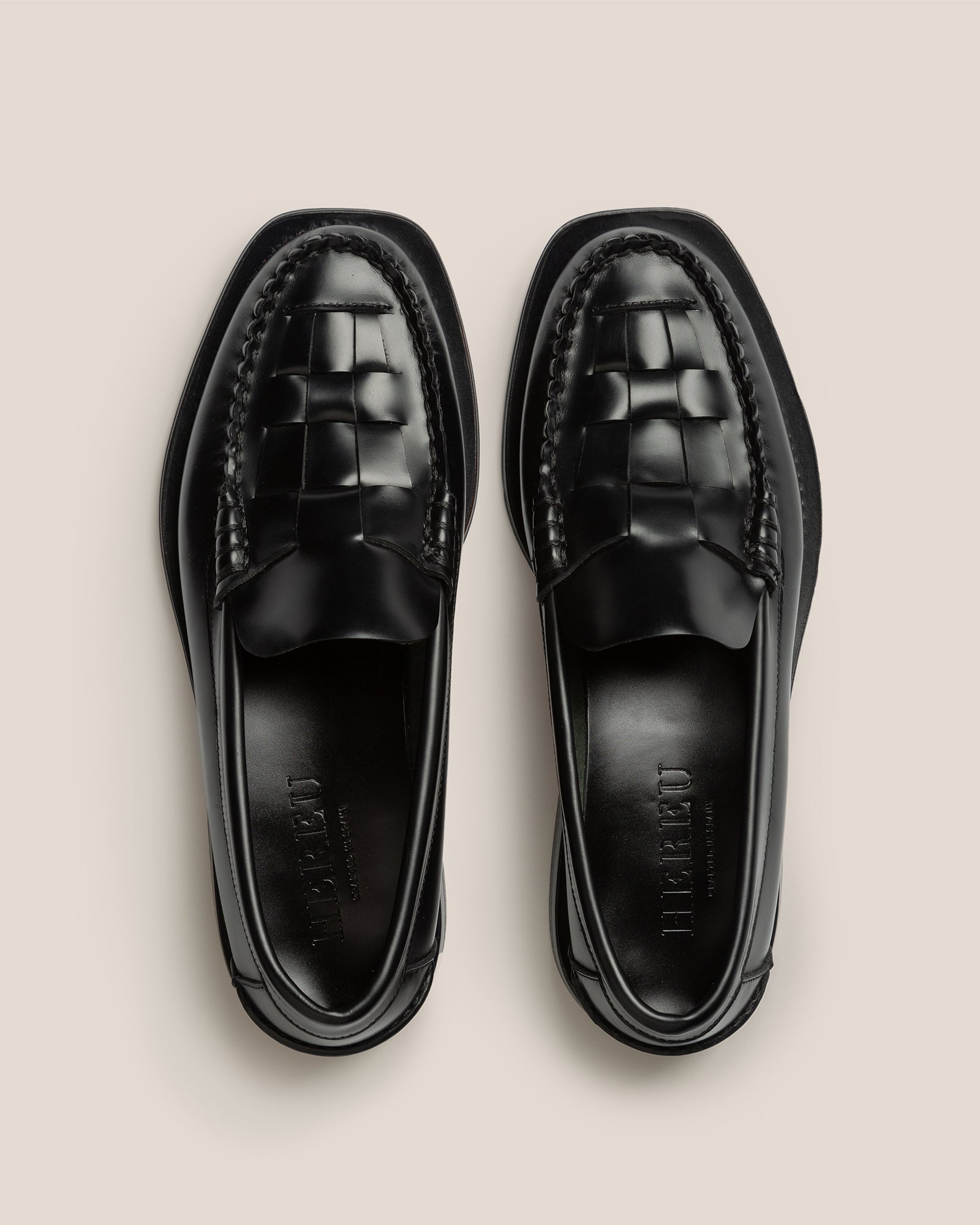 NOMBELA - Interwoven Detail Slip-On Loafer - Hereu Women