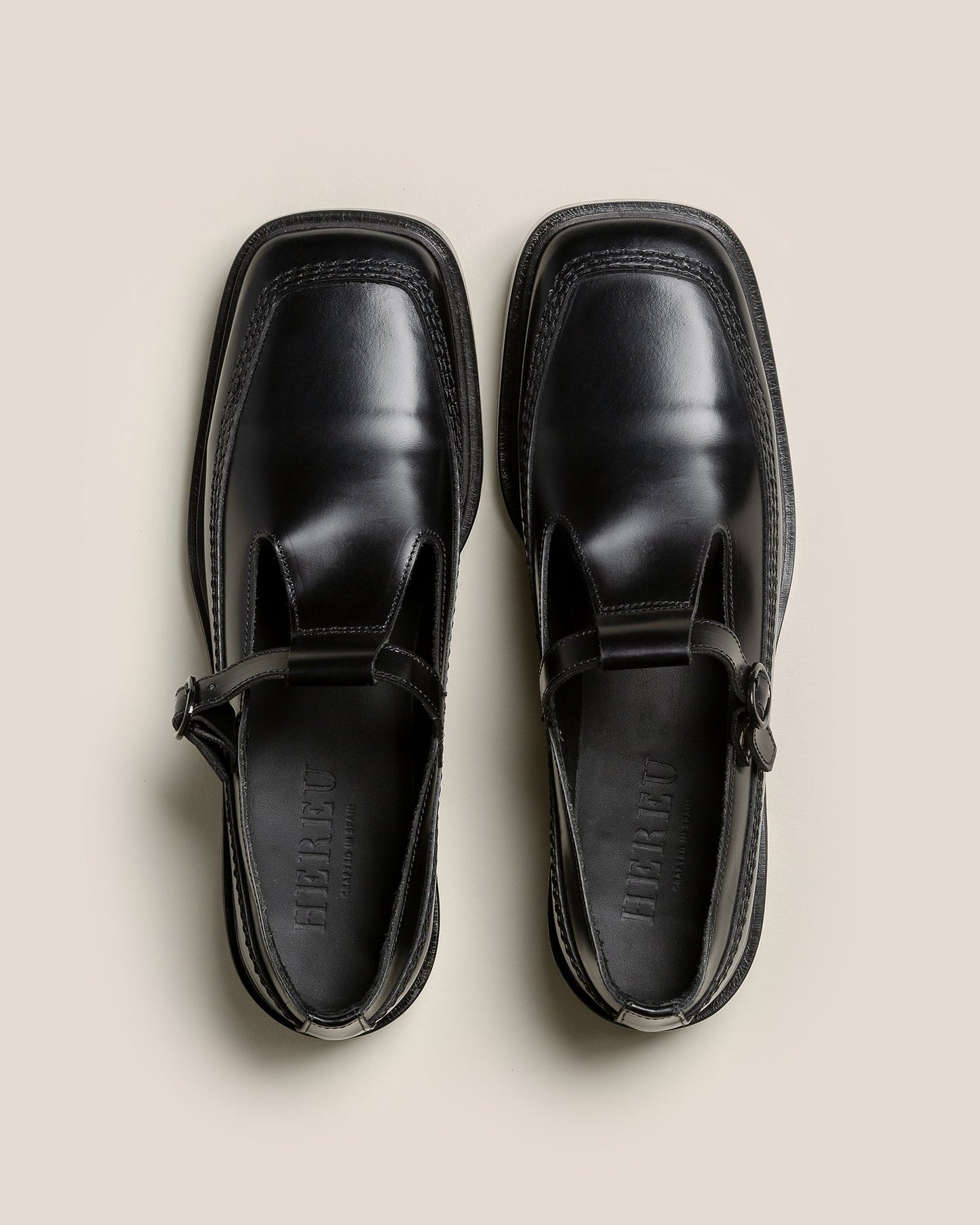 LLUISA POLISHED - T-bar Loafer - Hereu Women