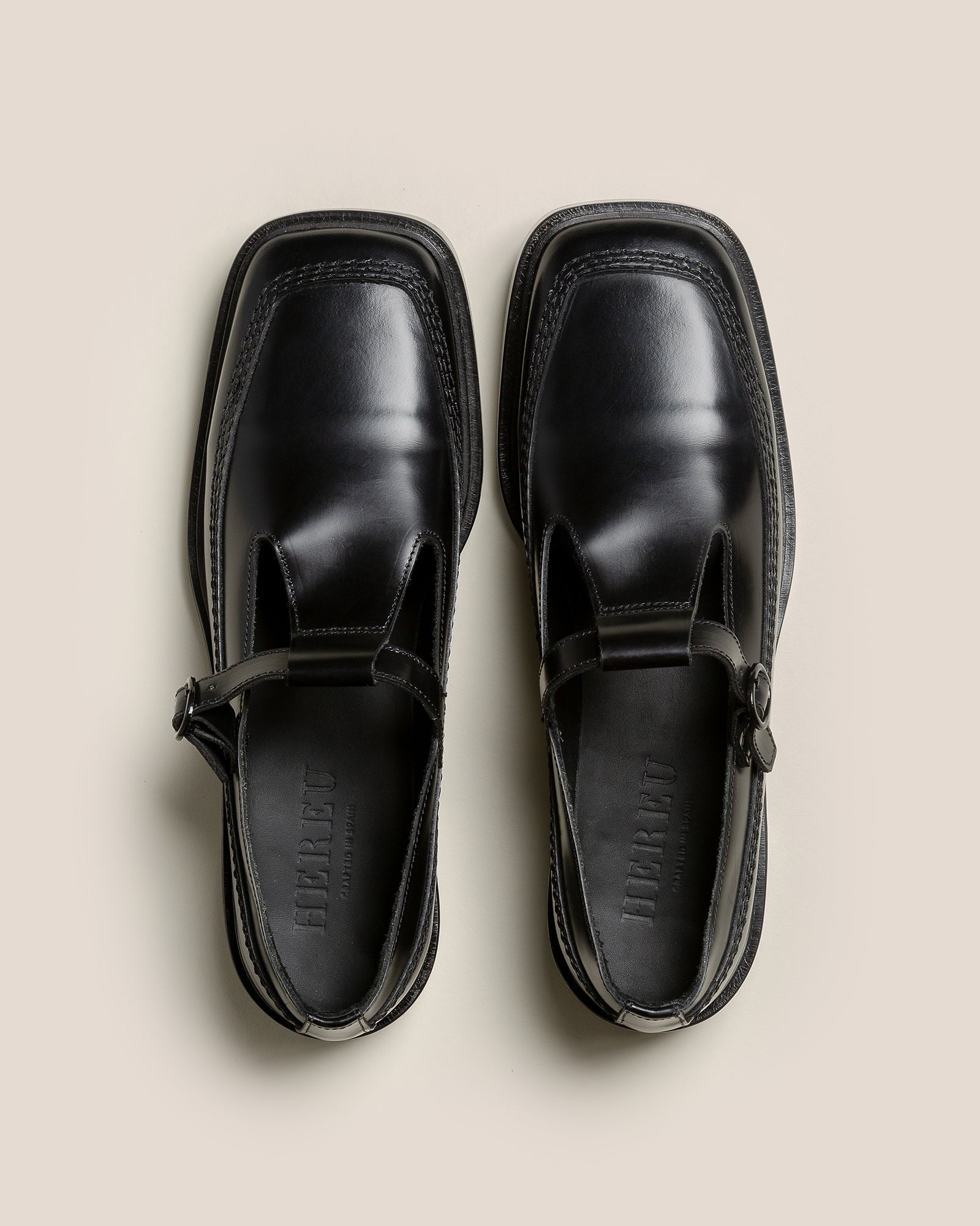 LLUISA POLISHED - T-bar Loafer - Hereu Women