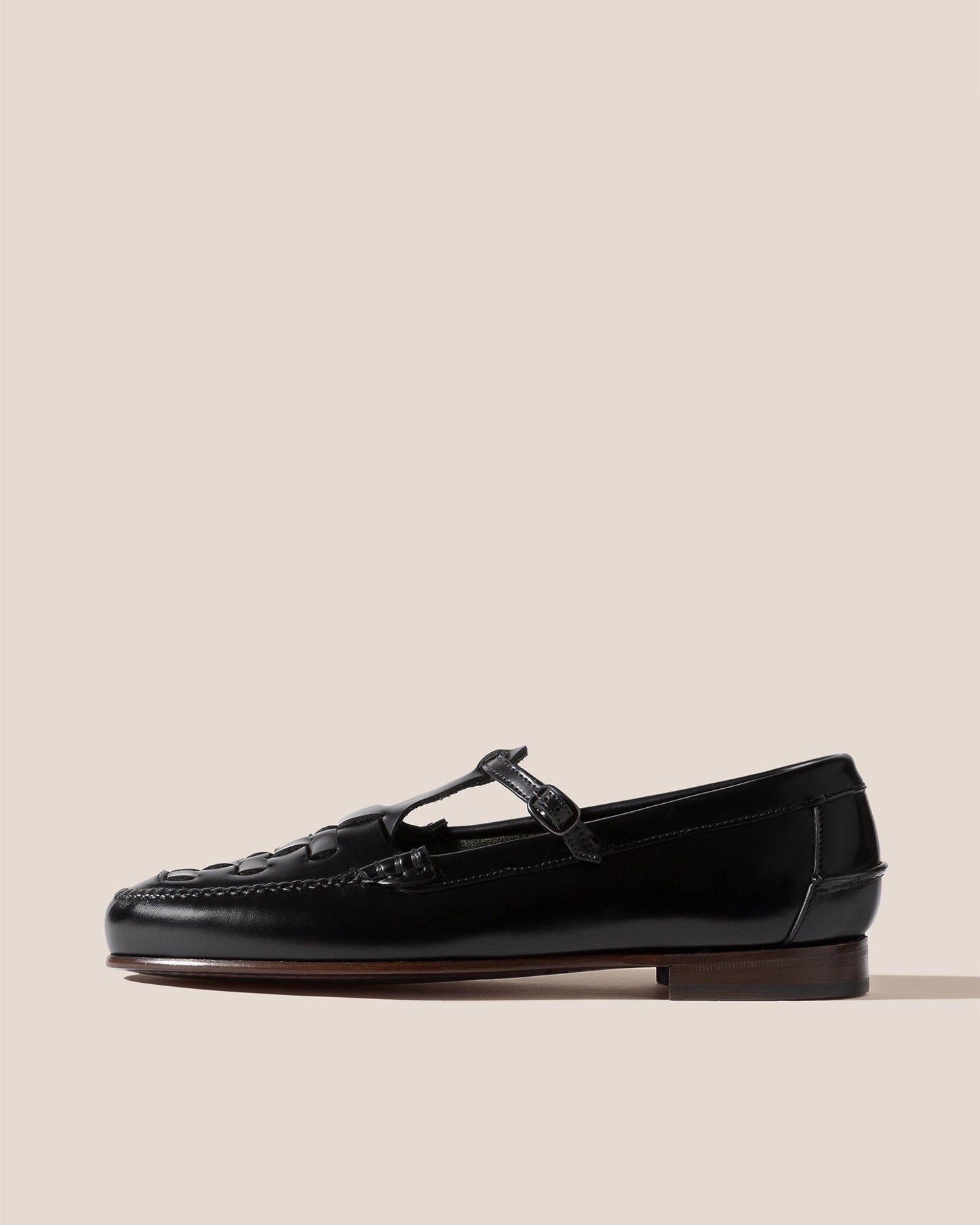 MAQUEDA - Interwoven T-Bar Loafer - Hereu Women