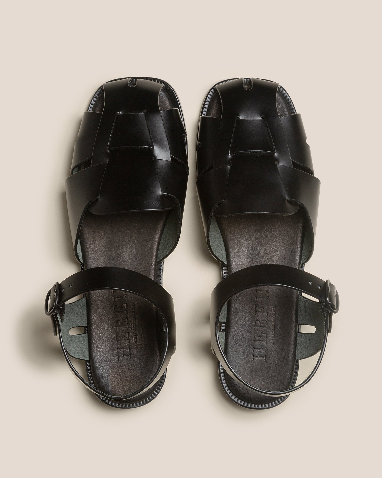 PEDRA - Squared Closed-Toe Fisherman Sandal - Hereu Women