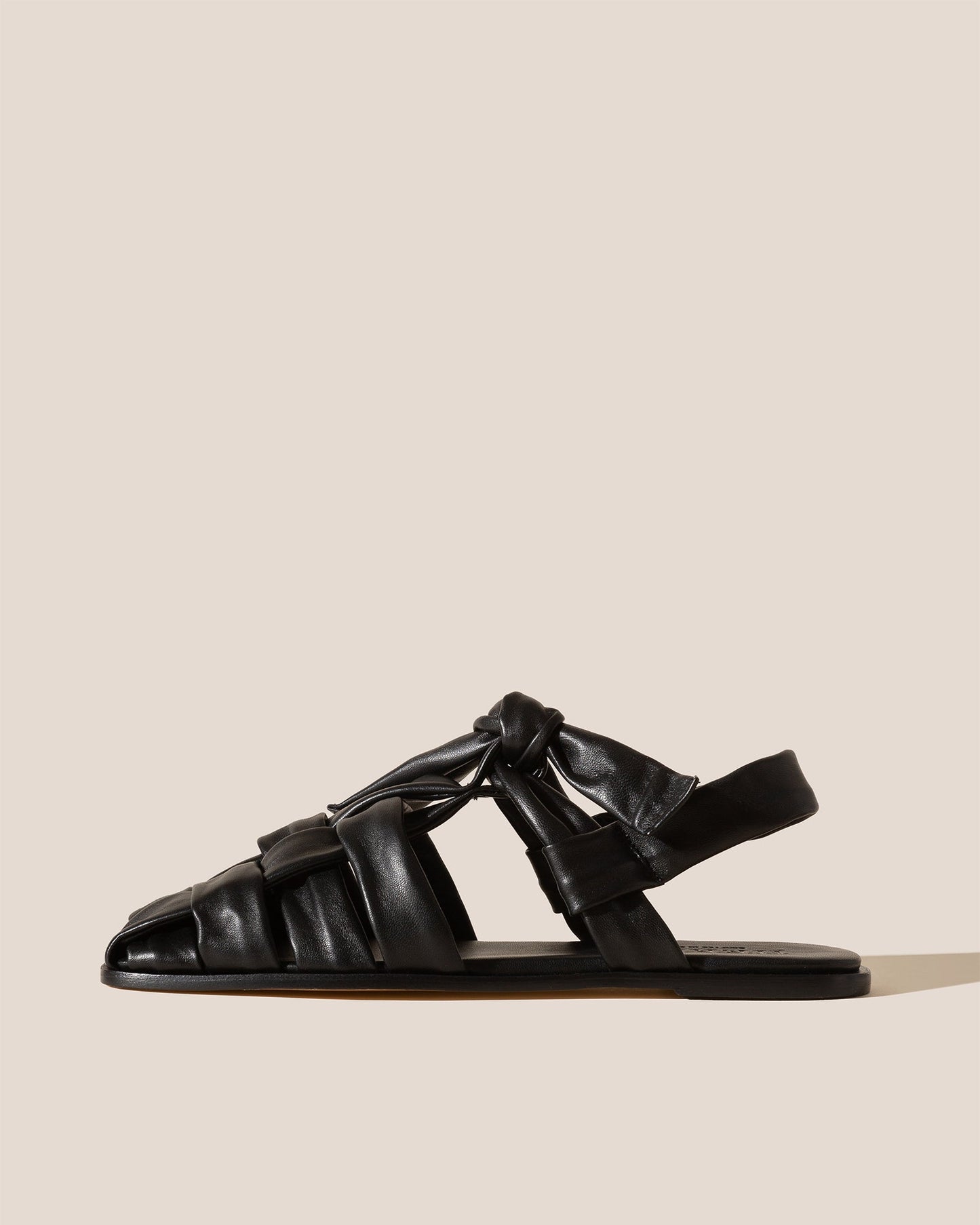BENA - Interwoven Knotted T-bar Sandal - Hereu Women