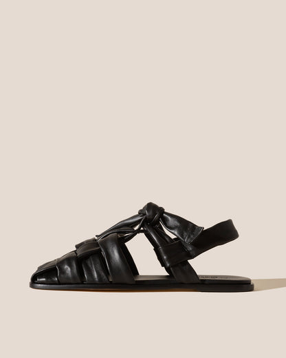 BENA - Interwoven Knotted T-bar Sandal - Hereu Women