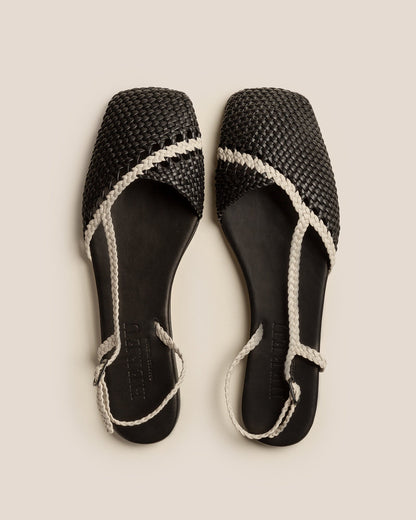 RONDAIA - Woven Asymmetrical Sandal - Hereu Women
