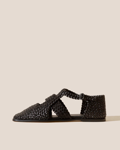 SERRA - Woven T-Bar Sandal - Hereu Women