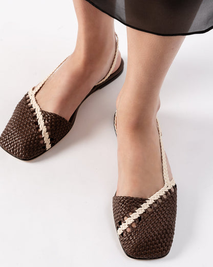 RONDAIA - Woven Asymmetrical Sandal - Hereu Women