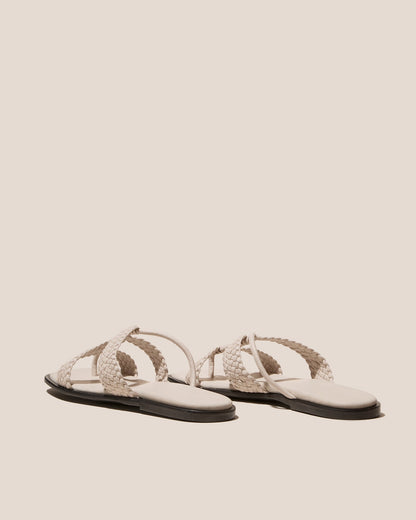LINA WOVEN - Strappy Toe-Post Sandal - Hereu Women