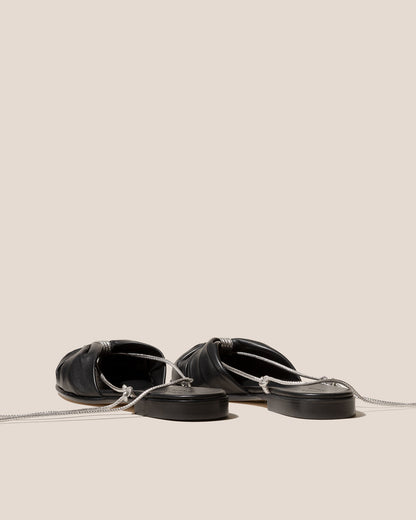 NUAT - Ruched Lace-up Sandal - Hereu Women