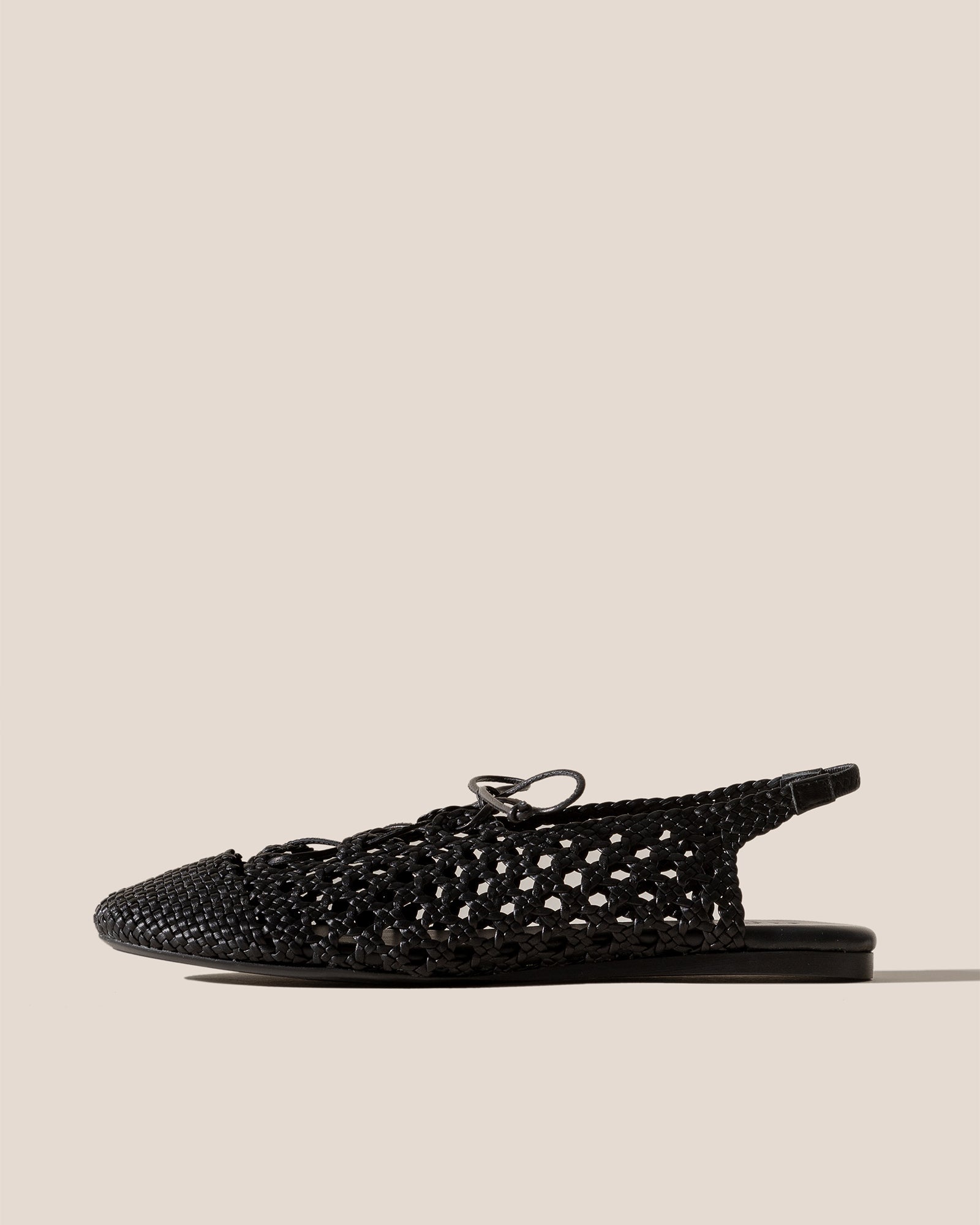 SARDANA - Lace-up Woven Slingback Sandal - Hereu Women