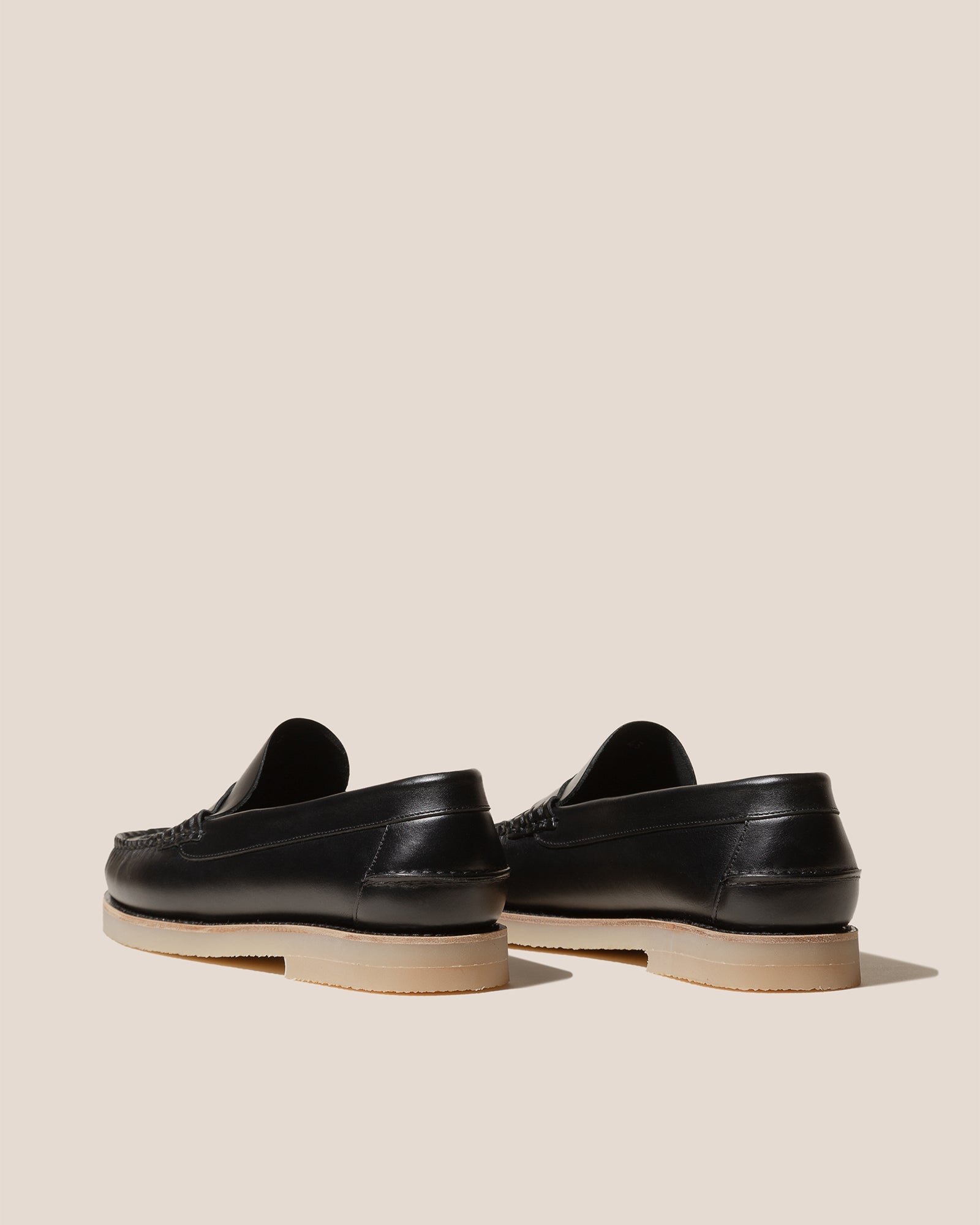 NOMBELA RUBBER VEG TAN - Interwoven Detail Slip-On Loafer - Hereu Men