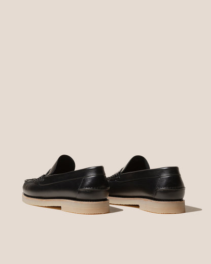 NOMBELA RUBBER VEG TAN - Interwoven Detail Slip-On Loafer - Hereu Men