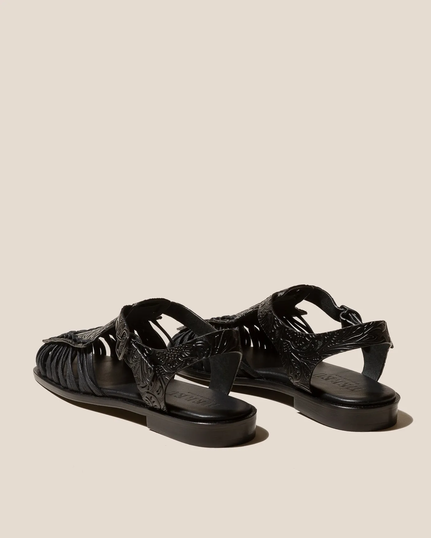 Hereu Studio Sandals<ALARO EMBOSSED VEG-TAN
