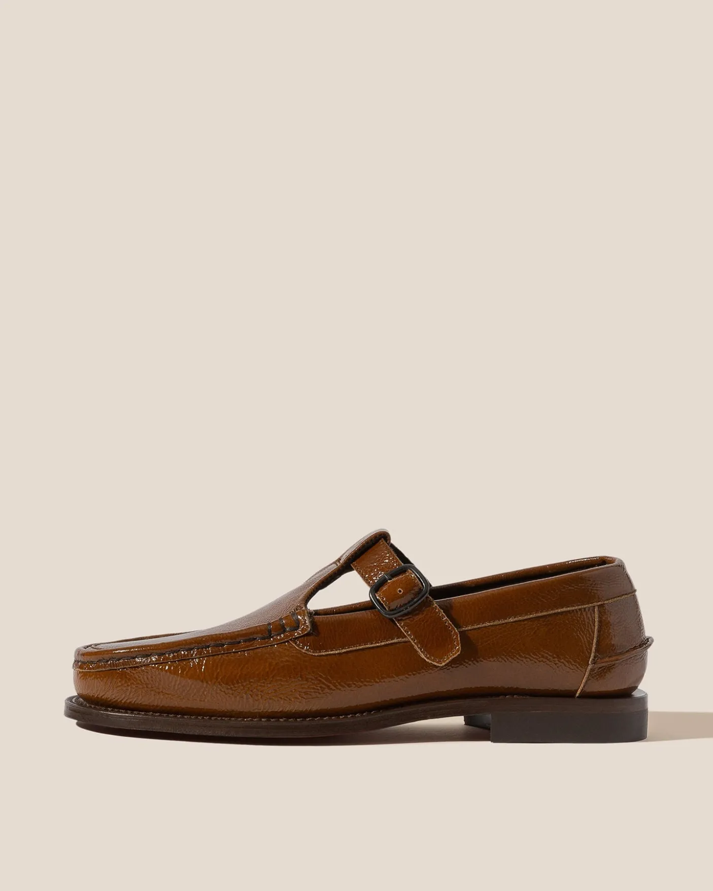 Hereu Studio Loafers<ALBER CRINKLED GLOSSY