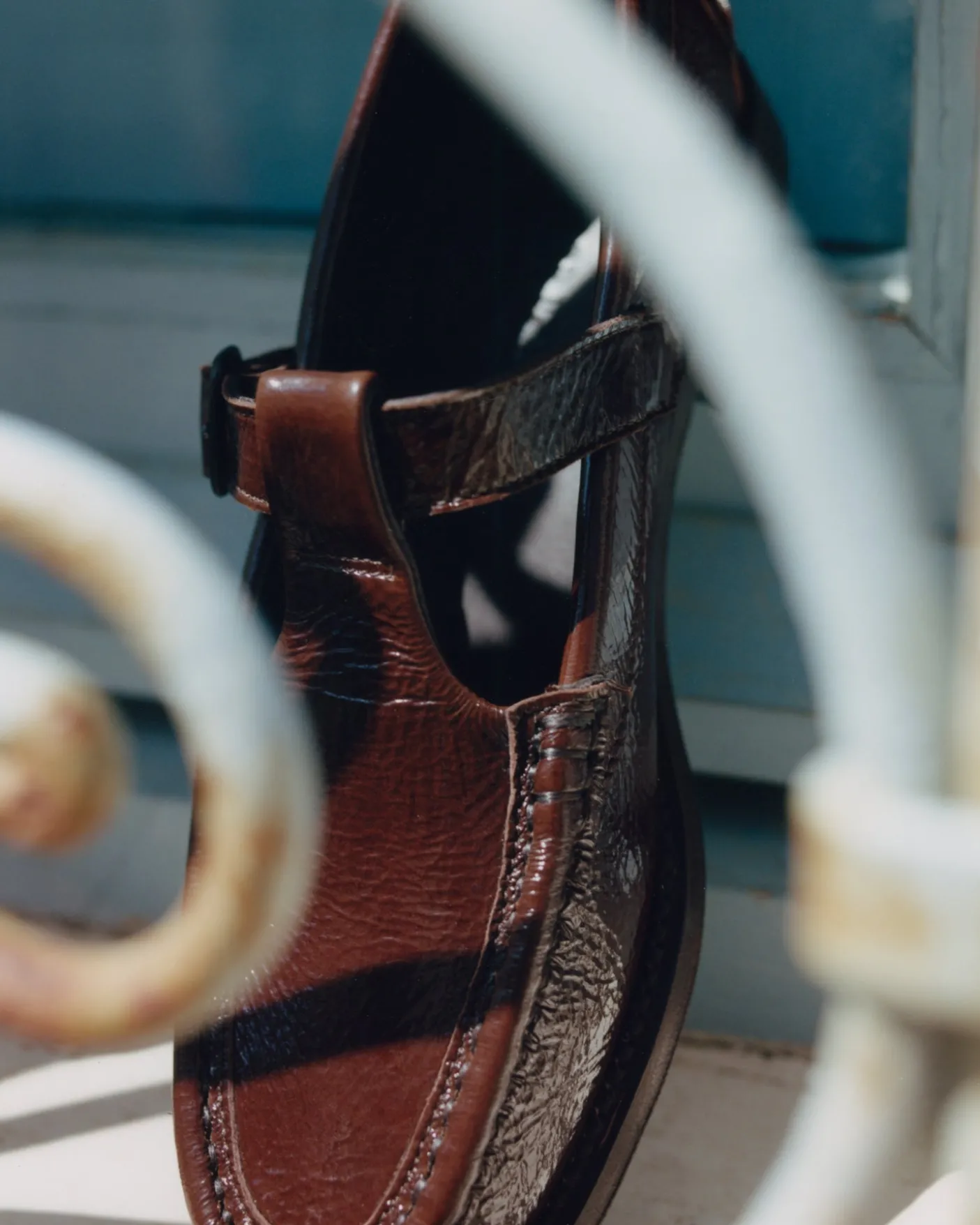 Hereu Studio Loafers<ALBER CRINKLED GLOSSY