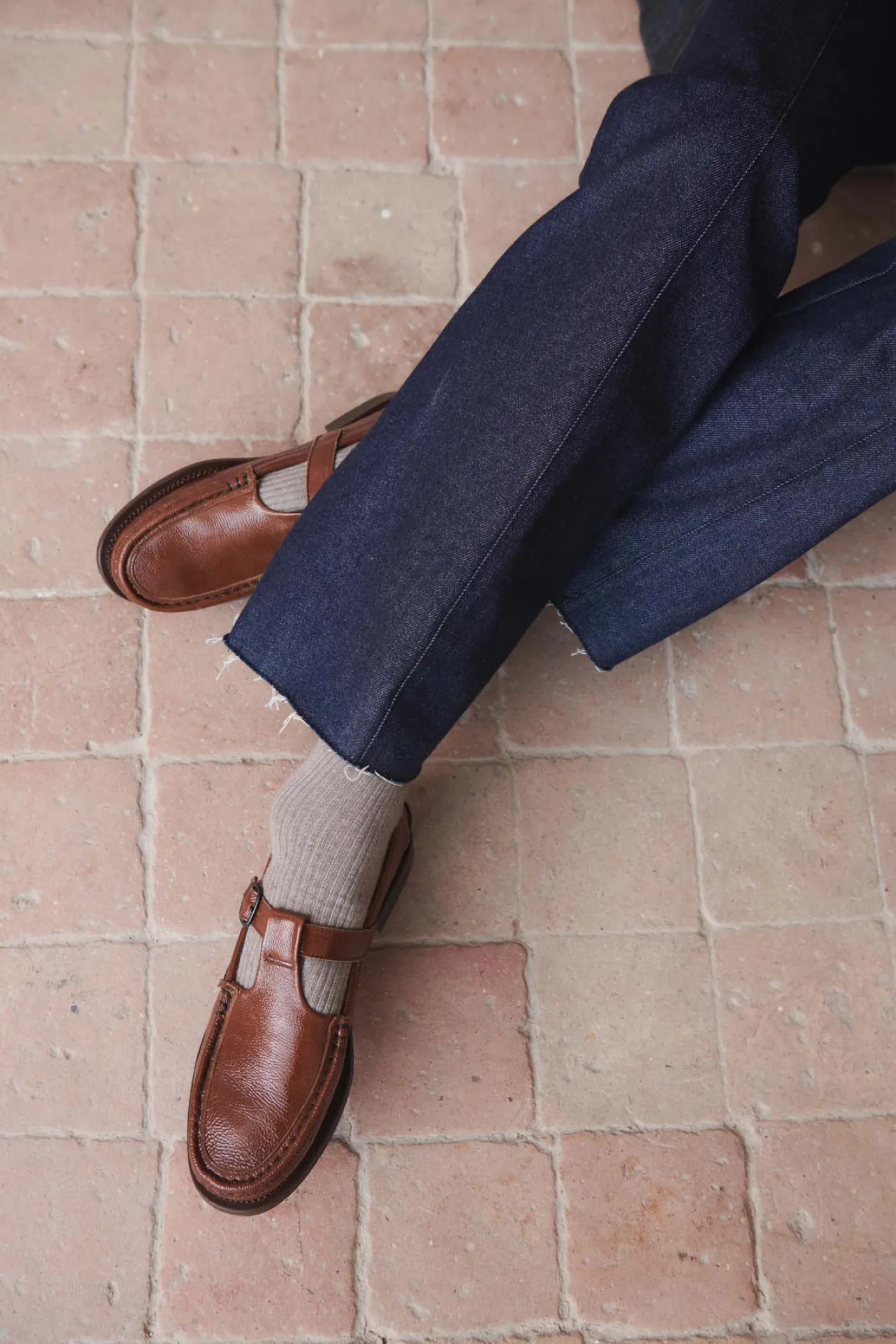 Hereu Studio Loafers<ALBER CRINKLED GLOSSY