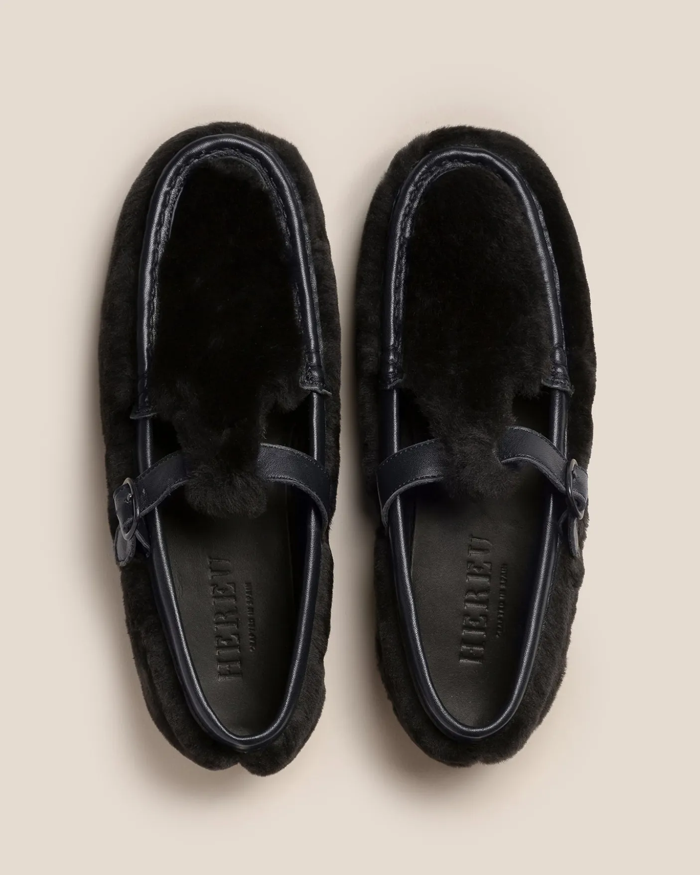 Hereu Studio Loafers<ALBER  SHEARLING