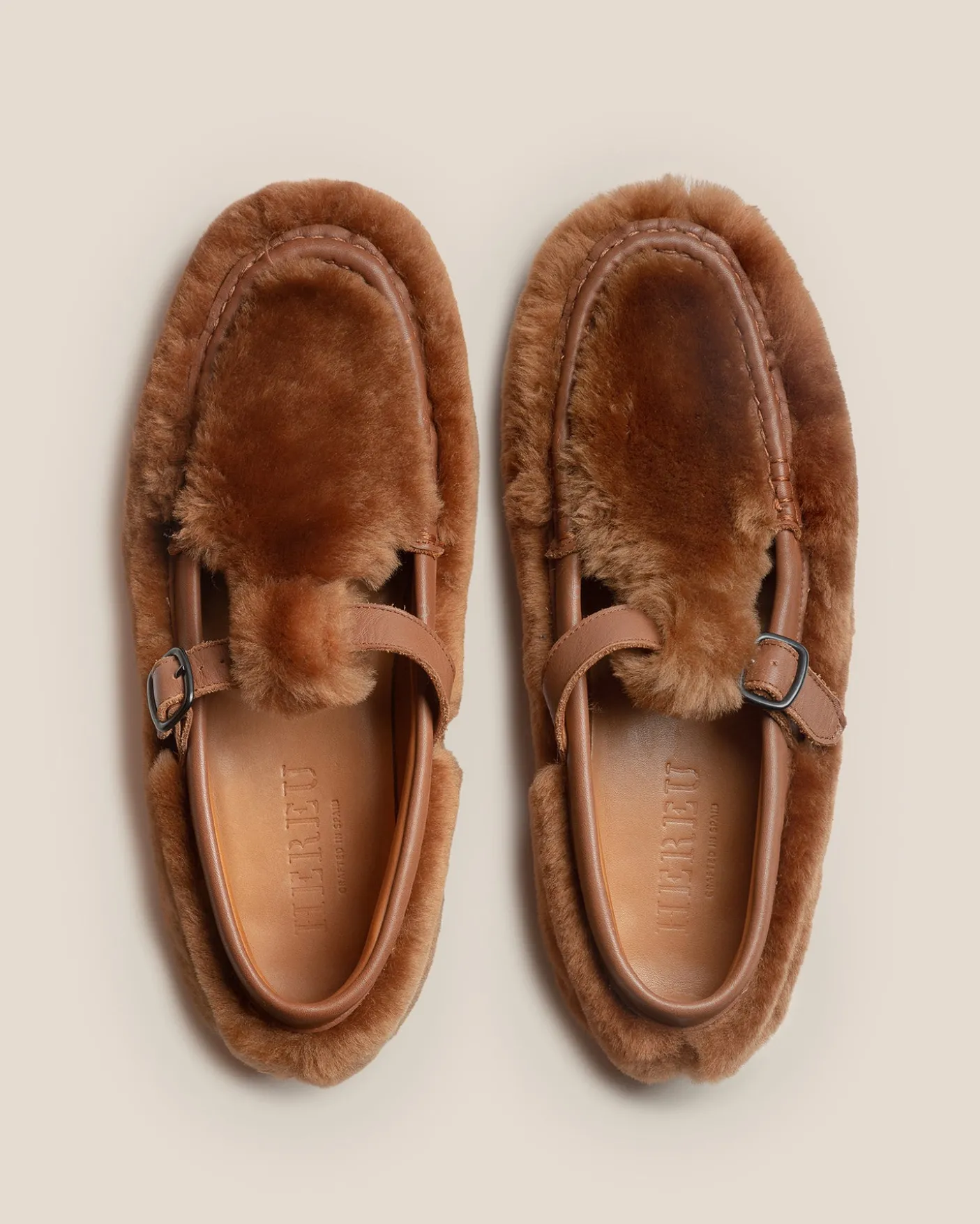 Hereu Studio Loafers<ALBER SHEARLING