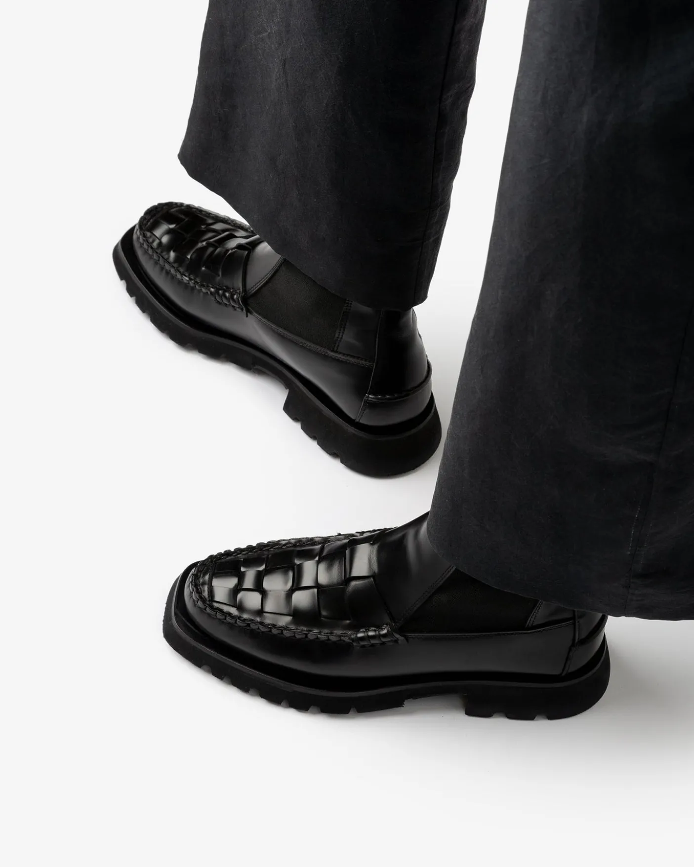 Hereu Studio Boots<ALDA WOVEN SPORT
