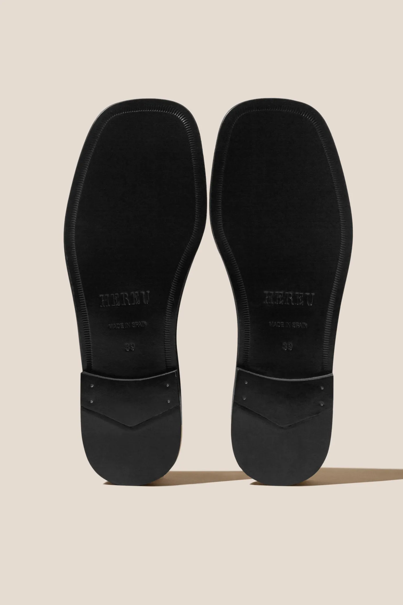 Hereu Studio Sandals<ANCORA SQUARED SLIDE SHORT CALF HAIR