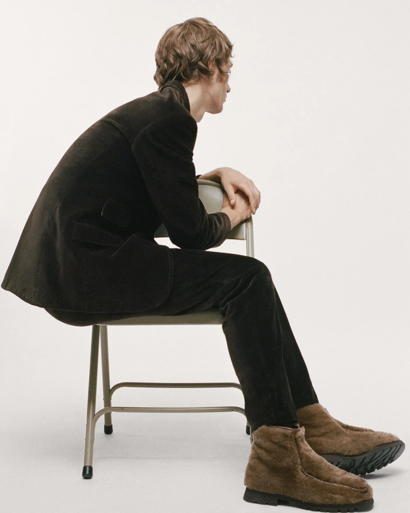 Hereu Studio Boots<ARMENTA LOW ZIPPED