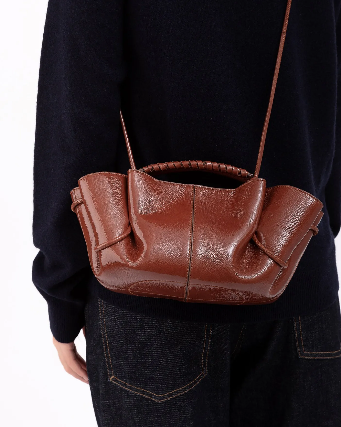 Hereu Studio Crossbody Bags | Mini Bags<ARTA MINI CRINKLED GLOSSY