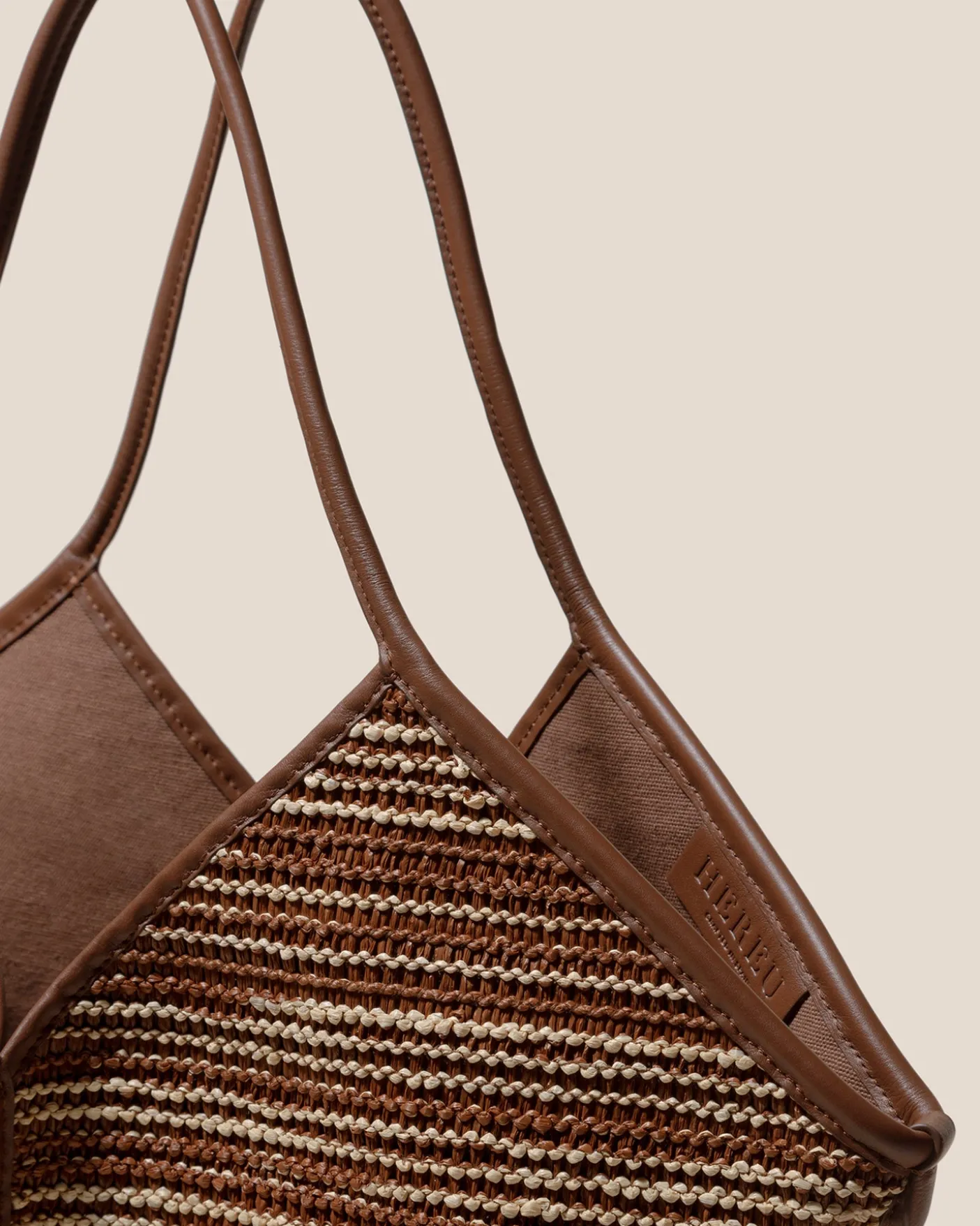Hereu Studio Shoulder Bags | Tote Bags<CALELLA RAFFIA BICOLOUR