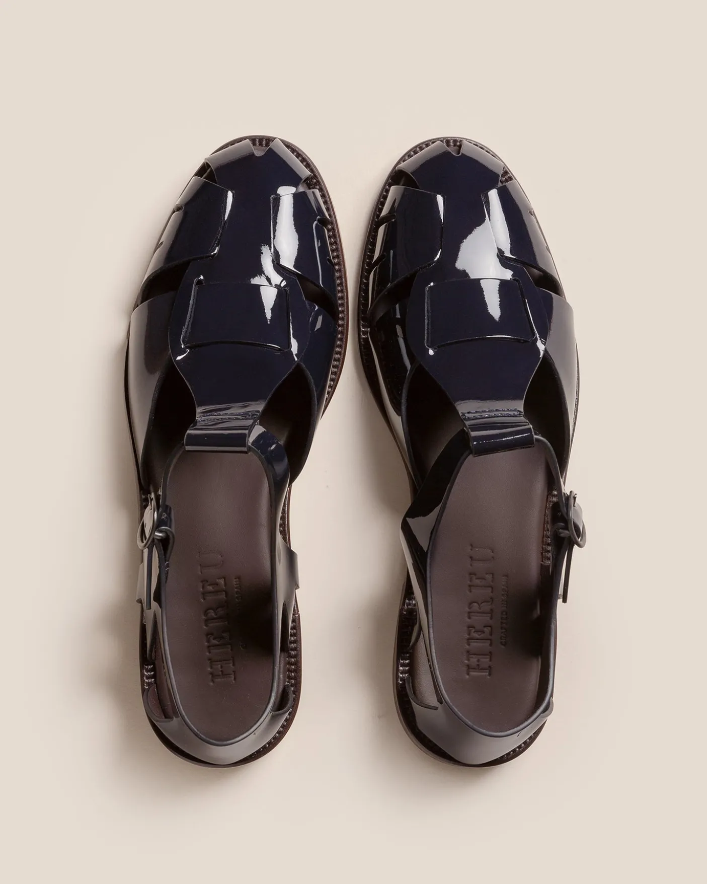 Hereu Studio Sandals<PESCA CRINKLED GLOSSY
