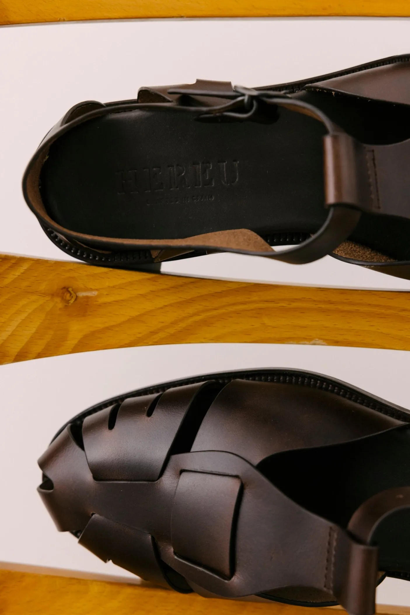 Hereu Studio Sandals<PESCA VEG-TAN