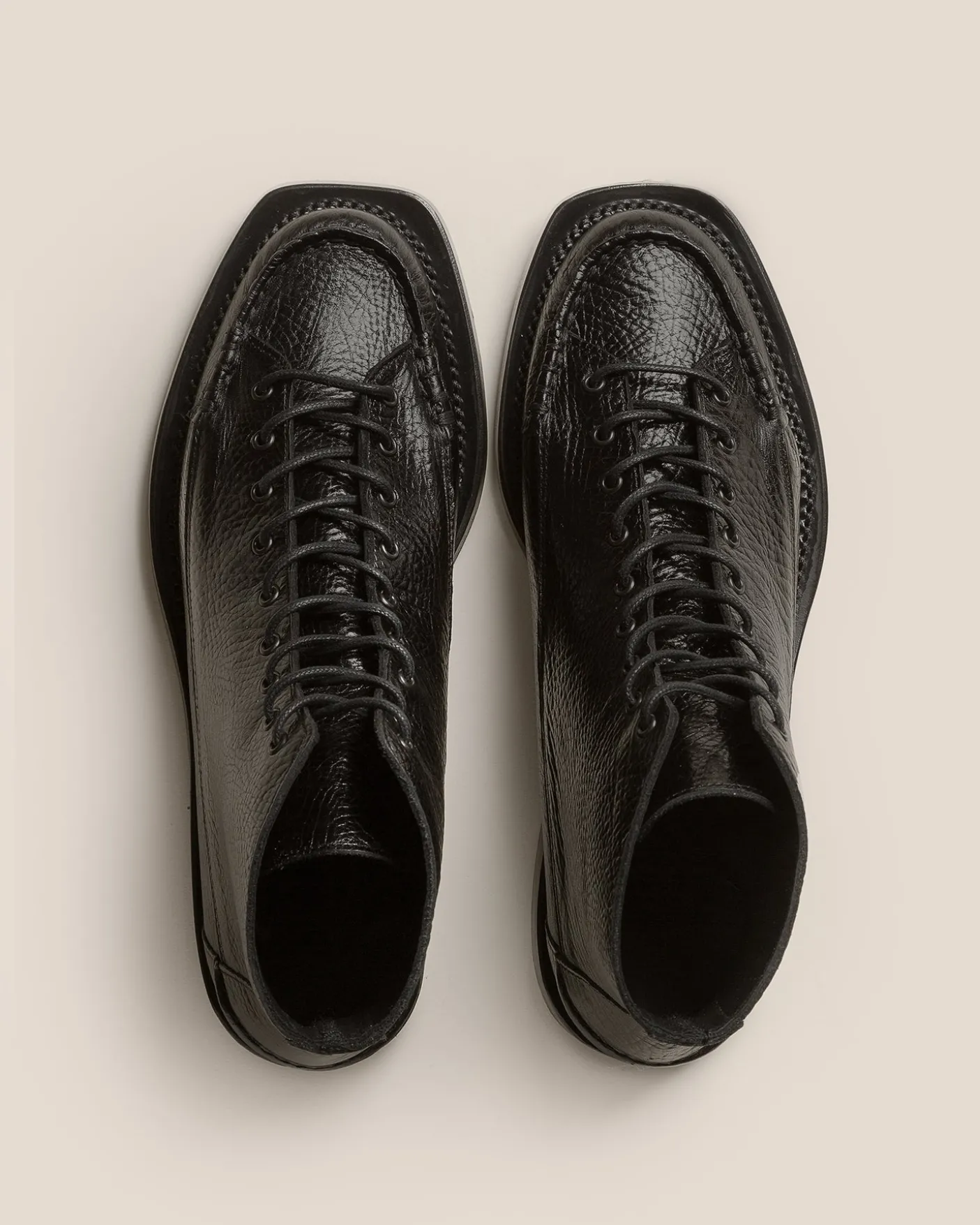Hereu Studio Boots<PRIEGO SQUARED BOOT GRAINY