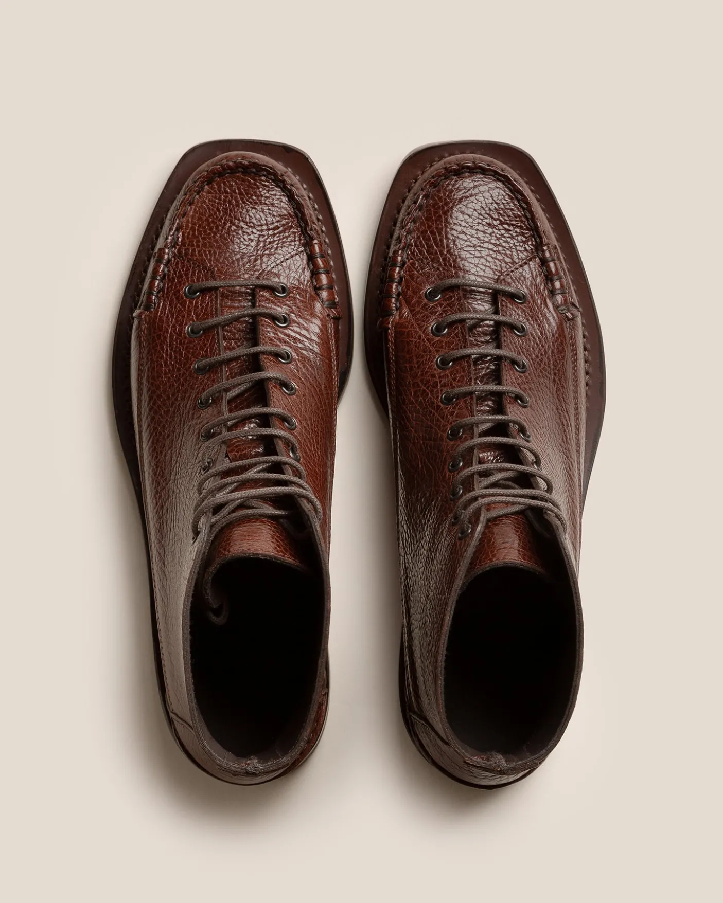 Hereu Studio Boots<PRIEGO SQUARED BOOT GRAINY