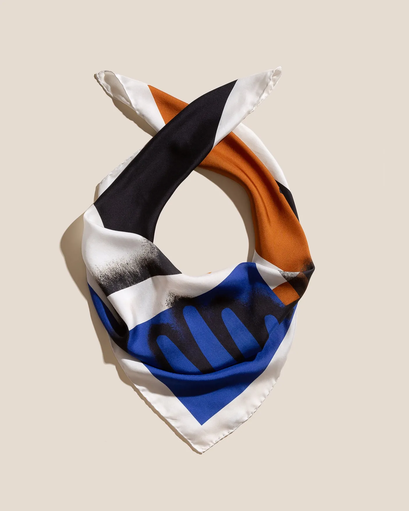 Hereu Studio Art | Created By "jorge Gay"<"Los Fugaces Párpados" Handkerchief