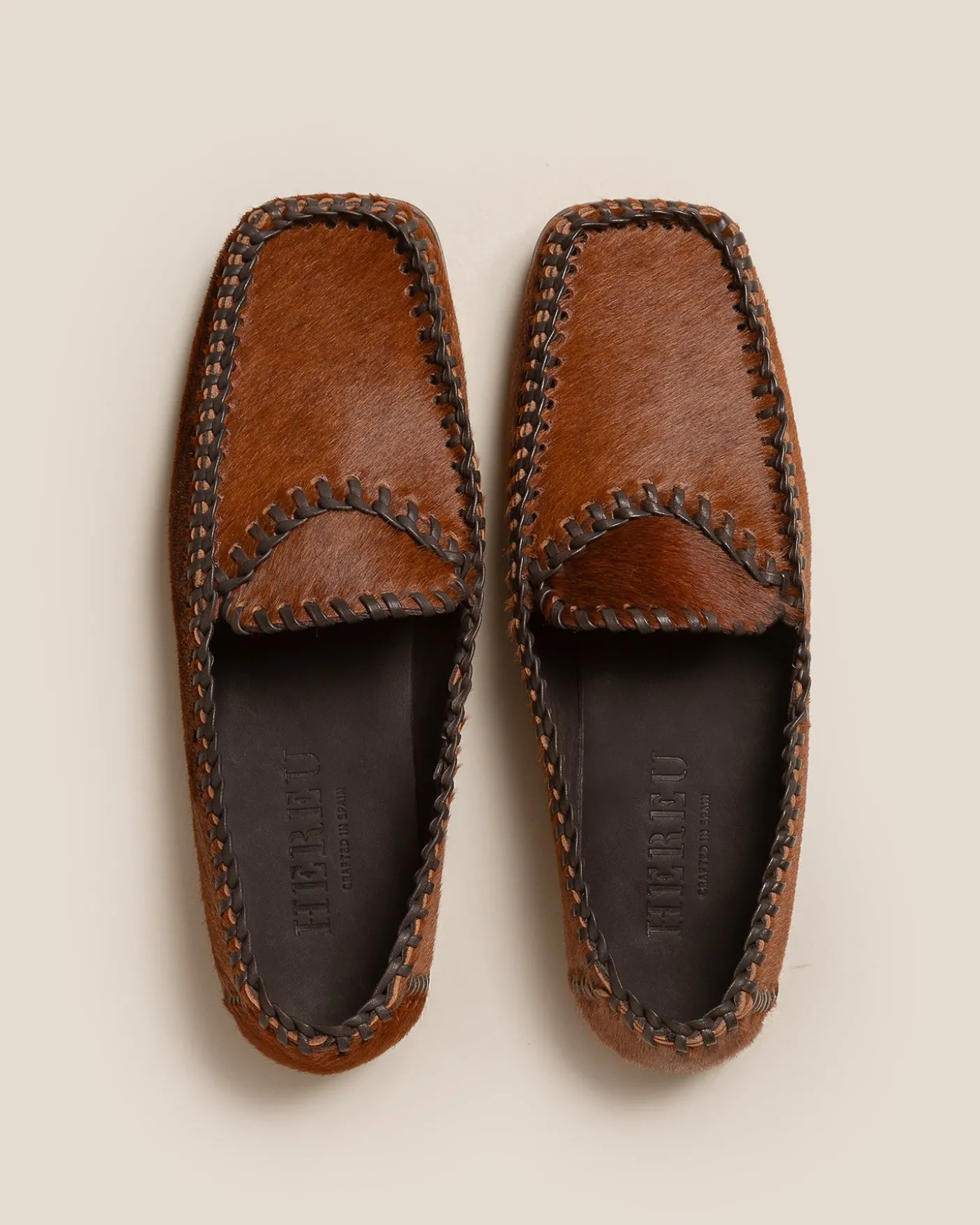 Hereu Studio Loafers<SOLLERIC CALF HAIR