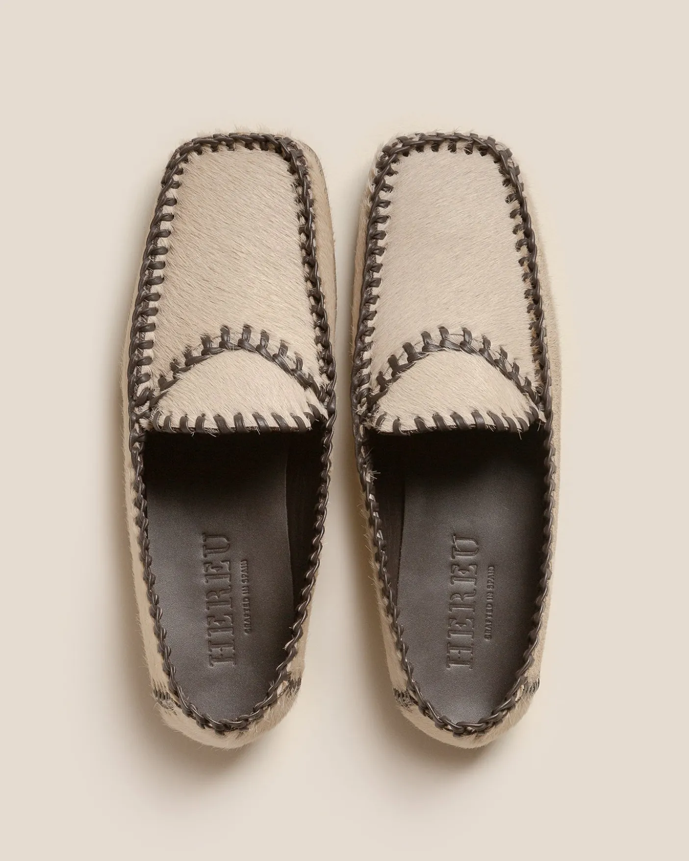 Hereu Studio Loafers<SOLLERIC CALF HAIR